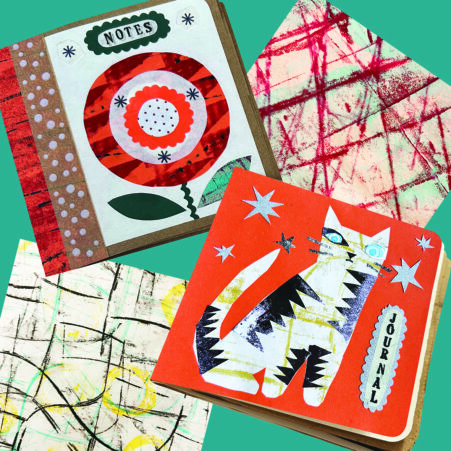 Printing and Collaging a Scrap Journal with Gwendolyn Jones