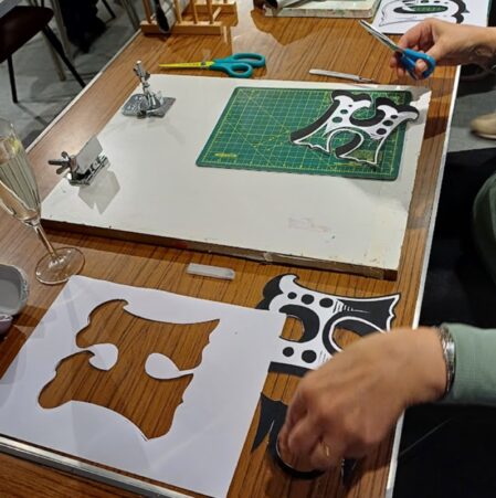 Screenprint: Fairground Fonts and Illuminated Letters