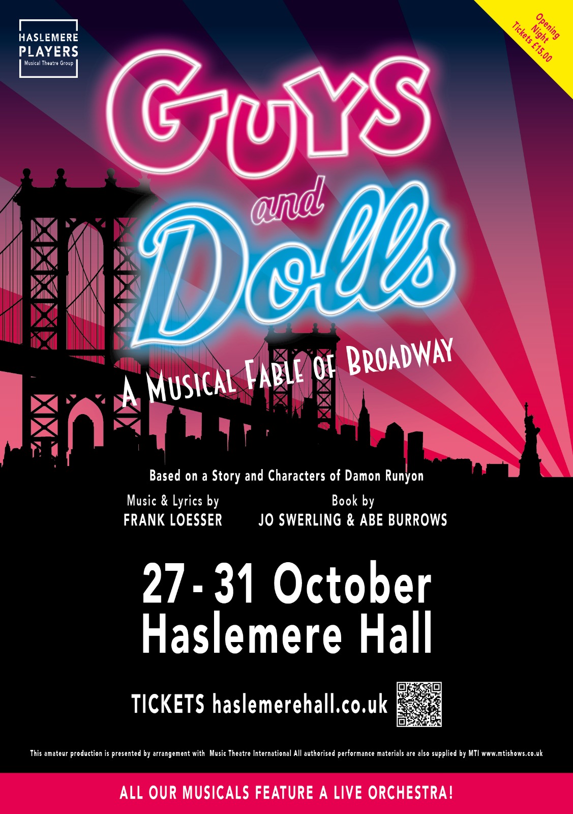 Guys and Dolls, from Farnham